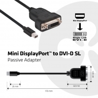 Mini DisplayPort to DVI-D SL Passive Adapter
