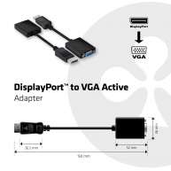 DisplayPort - VGA Aktif Adaptör
