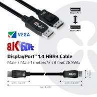 DisplayPort 1.4 HBR3 Cable M/M 1 metro