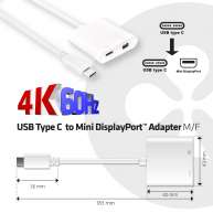 USB 3.1 Tipo C a Mini DisplayPort 1.2 y PD 60W Adapter