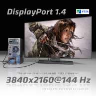 DisplayPort 1.4 HBR3 8K Kablo M/M 4m /13.12ft