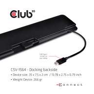 USB Tipo C 3.2 Gen1 Triple Display Dynamic PD Dock de carga