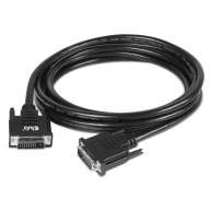 DVI-D Dual Link 24+1 M/M Cable 3m/9.84ft Bidirectional 28AWG