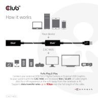 Cable repetidor activo USB 3.2 Gen1 de 10 m/32.8 pies M/H 28AWG