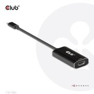 USB Gen2 Type C to HDMI 4K120Hz HDR10 with DSC 1.2 Active Adapter M/F