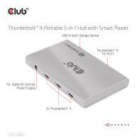 Thunderbolt 4 Portable 5-in-1 Hub with Smart Power