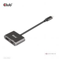 Hub MST USB3.2 Gen2 Type-C (DP Alt-Mode) a  DisplayPort + HDMI 4K60Hz M/H 