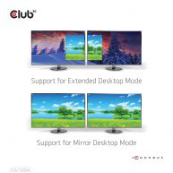 Multi Stream Transport (MST) Hub DisplayPort 1.4 to HDMI Dual Monitor 4K60Hz M/F