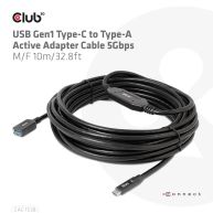 USB Gen1 Typ-C auf Typ-A aktives Adapter-Kabel 5Gbps St./B 10 Meter