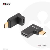 USB-Typ-C Gen2 gewinkelte Adapter im Set von 2 Stück, bis zu 4K120Hz 240Watt EPR St./B