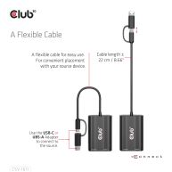 USB Gen1 Type-C/-A auf Dual HDMI(4K/30Hz) / VGA (1080/60Hz)