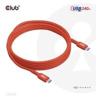 Cable certificado USB2 tipo C bidireccional USB-IF Datos 480 Mb, PD 240 W (48 V/5 A) EPR M/M 4 m/13,13 pies