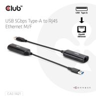 USB 5Gbps Typ-A auf RJ45 Ethernet M/F
