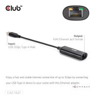 USB 5Gbps Typ-A auf RJ45 Ethernet M/F