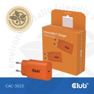 2-Pack USB C Charger 30 Watt Orange