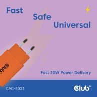 2-Pack USB C Charger 30 Watt Orange