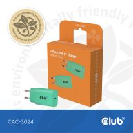 2-Pack USB C Charger 30 Watt Green
