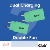 2-Pack USB C Charger 30 Watt Green