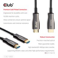 HDMI™ Hybrid AOC Cable 8K60Hz/4K120Hz 50m/164.04 ft