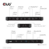 14-1 USB-C® Quad Display Docking Station 