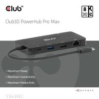 9-1 Dual HDMI™  Display USB-C® Hub PD3.0 100W 