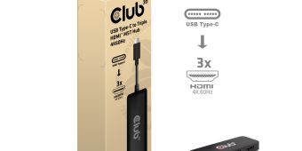USB Type-C to Triple HDMI™ MST Hub 4K60Hz 